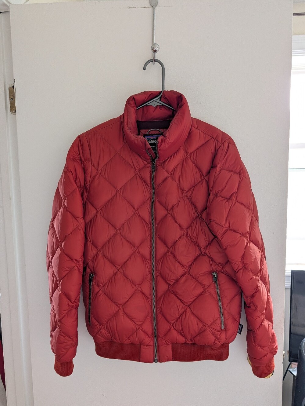 Patagonia Women's Burnt Orange Quilted Diamond Puffer Jacket